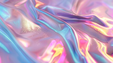 Wall Mural - vibrant abstract background with iridescent colors creating a dreamy and surreal aesthetic. perfect 
