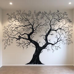 Wall Mural - Leaves background