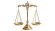 © Ziyan Yang - golden ornate scales of justice on transparency background PNG