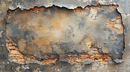 Wall Mural - A Distressed Brick Wall