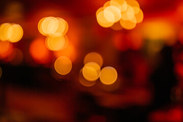 defocused lights in jazz club