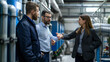 © Sky Layer - team meeting in a chiller plant discussing system optimization strategies