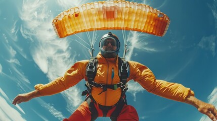 Wall Mural - skydiving extreme sports