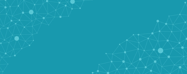 Wall Mural - abstract plexus technology futuristic network background. network technology connection banner with 