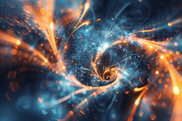 Wall Mural - abstract background and texture of science and future technology backgrounds. generative ai
