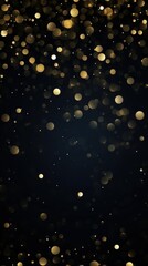 Poster - Shimmering golden particles backgrounds lighting confetti.