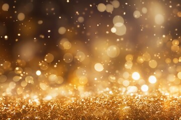 Sticker - Gold glitter backgrounds abstract light.