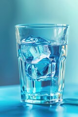 Poster - Glass of Water with Ice