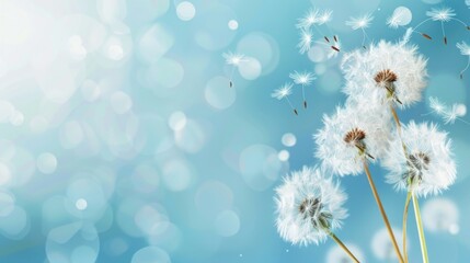 Sticker - Dandelion Wishes in a Blue Sky