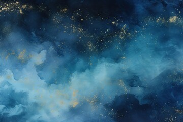 Wall Mural - Galaxy watercolor background backgrounds astronomy nature.