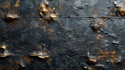 Sticker - Abstract Black and Gold Texture