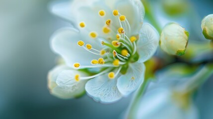 Macro picture of cherry blossom