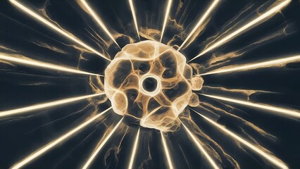 Wall Mural - Abstract stone x-ray style lights stone texture with white background wallpaper.