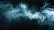 © Matcha_09 - Ghostly mist drifting against a pitch-black backdrop, haunting atmosphere