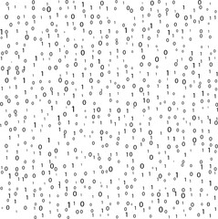 Wall Mural - binary code matrix. the background on the screen consists of the numbers 0 and 1. binary code matrix