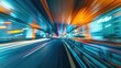 © Napasnan - Highway overpass motion blur, with city lights creating a vibrant backdrop.