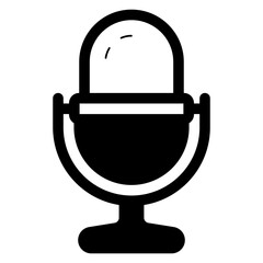 Sticker - microphone for radio podcast icon