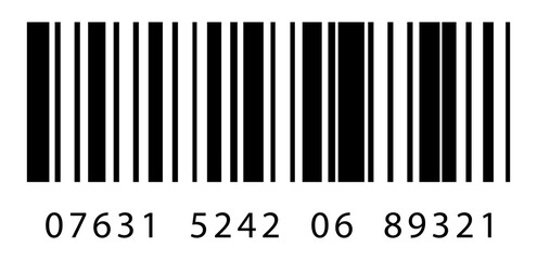 Barcode black color for mobile payment