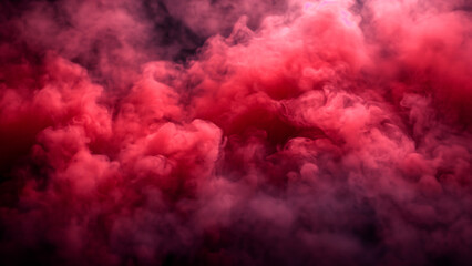 Wall Mural - Red and blue smoke background