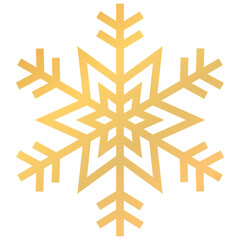 gold snow flakes png