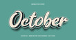 © Mulart Gallery - October editable text effect