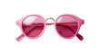 © narumon - Pink sunglasses isolated on transparent background.