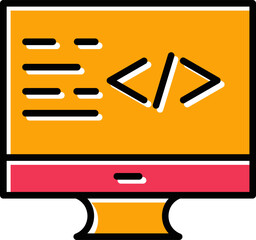 coding vector icon