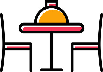 Poster - Dinner Table II Vector Icon