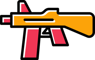 Poster - Gun Vector Icon