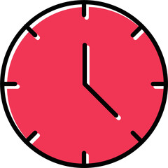 Wall Mural - Clock Vector Icon