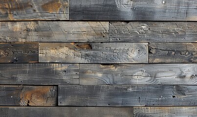 Weathered grey wood boards