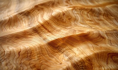 Wall Mural - Smooth maple wood finish
