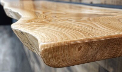 Wall Mural - Smooth maple wood finish
