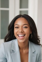 Poster - Portrait of a hispanic woman