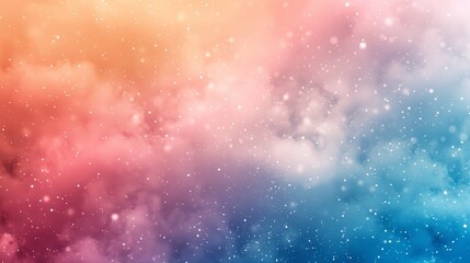 Poster - Ethereal Colorful Gradient Sky with Abstract Cloud Pattern