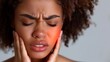 © admin_design - Woman with Toothache Holding Jaw in Pain