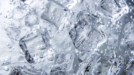 ice cubes background