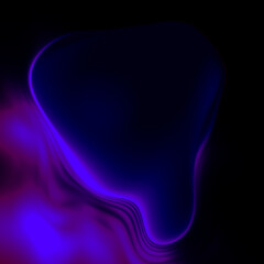 Poster - Abstract Purple and Blue Swirling Background