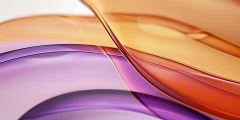 Wall Mural - abstract background with curved edges and smooth gradients in vibrant colors, ideal for modern desig