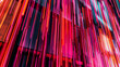 © ksu - Abstract glowing rain, wallpaper with red lines