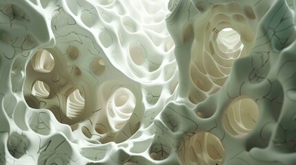 a close up of a wall with a pattern of circles and holes