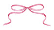 © Nadiia - Pink ribbon bow isolated on white background. Watercolor vector illustration for greeting card, invitation, poster, banner