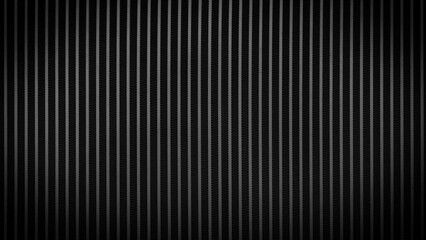 Leinwandbilder - A black and white striped background with a black and white image in the middle. The image is blurry and has a dark, moody feel to it