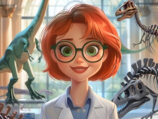 Poster - scientist in laboratory