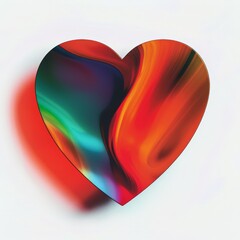 Canvas Print - Vivid Abstract Heart