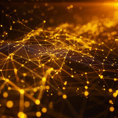 orange lights web connections strings technology cyberspace software programming processor mapping c