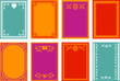 © Marina Zlochin - Mexican Frames collection. Wedding, Cinco de Mayo, Fiesta, Dia De Los Muertas, Day of the dead, Mexican holiday. Vertical banner, cards design