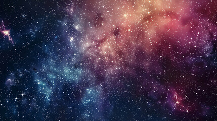 Wall Mural - high definition star field background: depicting a high-quality, colorful starry night sky outer spa