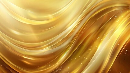 Elegant abstract golden background with shimmering textures and soft gradients, perfect for luxurious designs