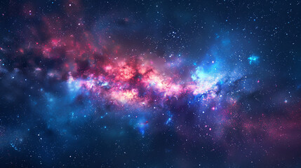 image of the night sky with stars and galaxies in outer space, serving as a serene and captivating u